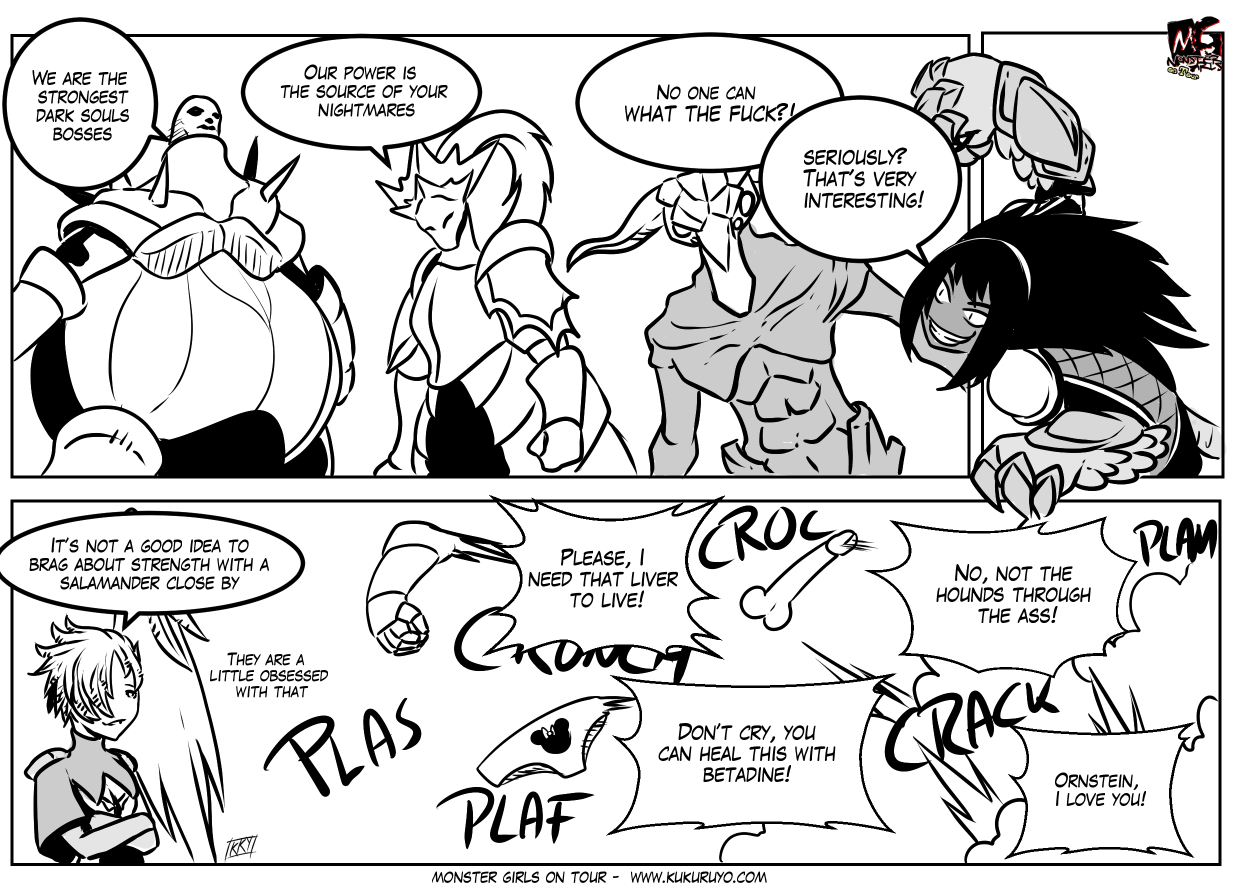 Monster girls on tour - Episode 32, Page 1: Page 032